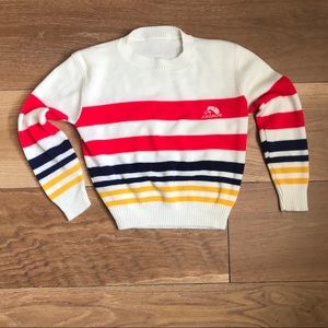 Vintage petite stripe Jordache  sweater
